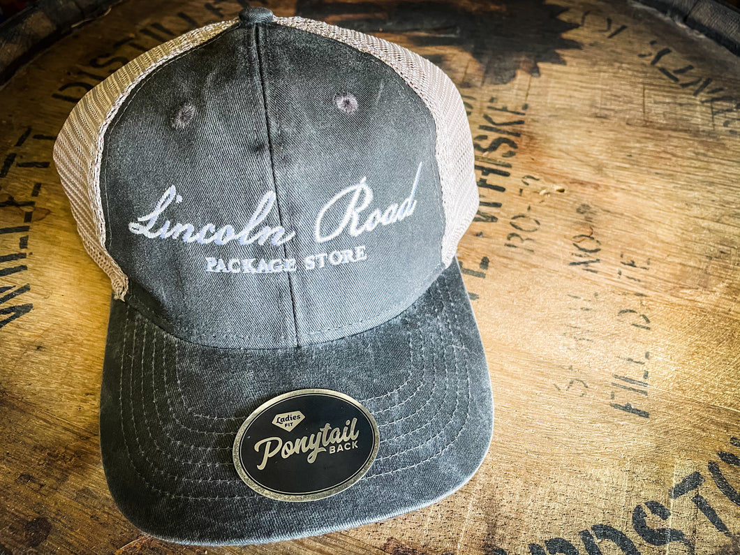 Lincoln Road Trucker Hat Ponytail Back